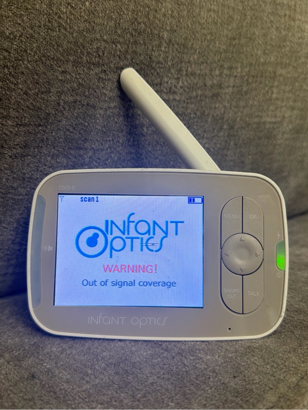 Infant Optics DXR-8 Baby Monitor Voice Video White Parent Unit LCD Replacement